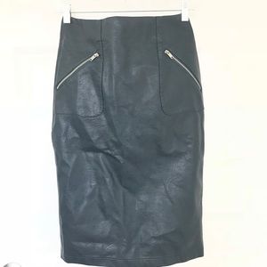 ZARA Faux Leather Skirt!